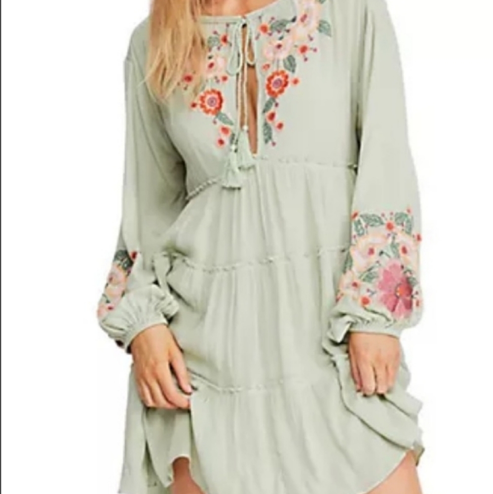 Free People Spell On You Sage Green Dress S Small